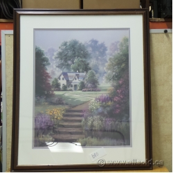 Dubravko Raos "Garden Steps" Framed Print